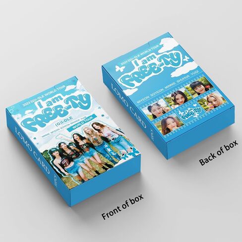 (G) I-DLE Photo Cards 55pcs (G) I-DLE I am freety Photo Cards KPOP GIDLE LOMO Cards GIDLE I FEEL Photocard Gift for Fans Daughter (G) I-DLE Merch in Saudi Arabia