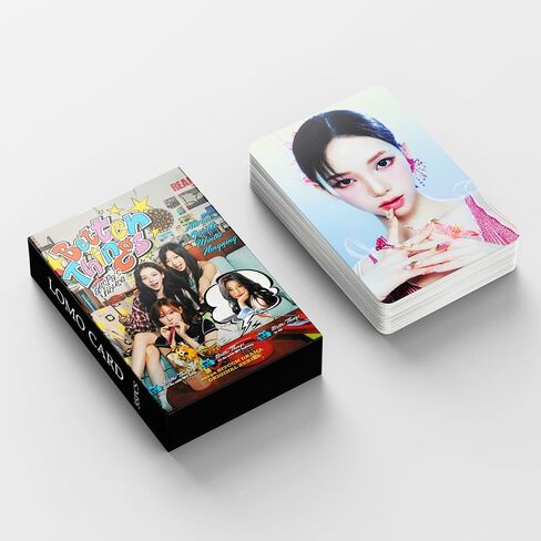 aespa BETTER THINGS Photocards 55Pcs 2023 aespa New Album BETTER THINGS Lomo Cards Set Kpop Merchandise Gift for Fans Boys Girls and My in Kuwait