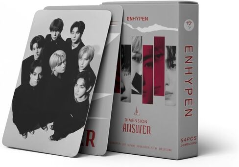 55 قطعة من بطاقات الصور Enhypen أبعاد Enhypen: الإجابة على الألبوم الجديد بطاقات KPOP LOMO بطاقات الصور Enhypen بطاقات الصور Enhypen Merch in Saudi Arabia