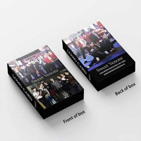 بطاقات صور ENHYPEN SWEET VENOM 55 قطعة 2023 الألبوم الرابع الجديد Dark Blood Lomo بطاقات Kpop البضائع هدية لمحبي الأولاد والبنات ENGENE-Type F in Kuwait