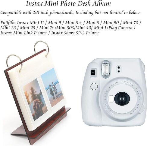 ألبوم مكتب صور مقاس 2 × 3 بوصة، ألبوم تقويم صور Instax Mini لـ Fujifilm Instax Mini 11 90 70 50S 26 25 9 8+ 7S كاميرا فورية، ألبومات صور بولارويد لفيلم بولارويد 2x3 وبطاقة صور Kpop، 96 جيبًا in Kuwait