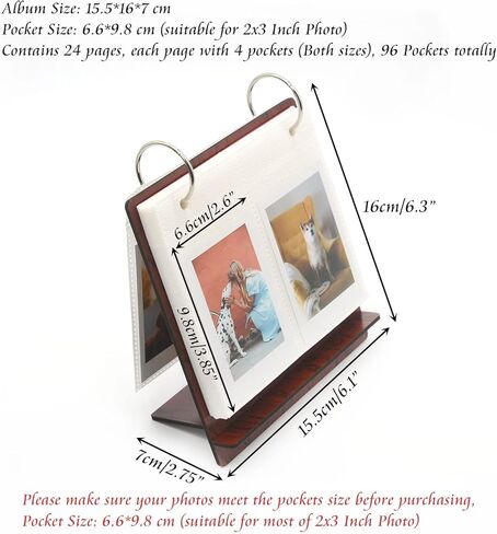 ألبوم مكتب صور مقاس 2 × 3 بوصة، ألبوم تقويم صور Instax Mini لـ Fujifilm Instax Mini 11 90 70 50S 26 25 9 8+ 7S كاميرا فورية، ألبومات صور بولارويد لفيلم بولارويد 2x3 وبطاقة صور Kpop، 96 جيبًا in Kuwait