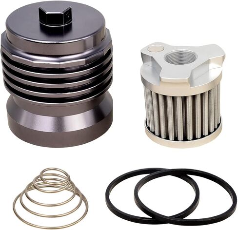 فلتر زيت قابل لإعادة الاستخدام من الفولاذ المقاوم للصدأ لسباق الدراجات النارية يناسب سوزوكي أركتيك كات أبريليا in Kuwait