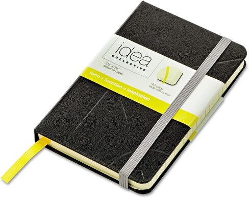 TOPS 56874 Idea Collective Journal, Hard Cover, Side Bound, 5 1/2 x 3 1/2, Black, 96 Sheets in Saudi Arabia