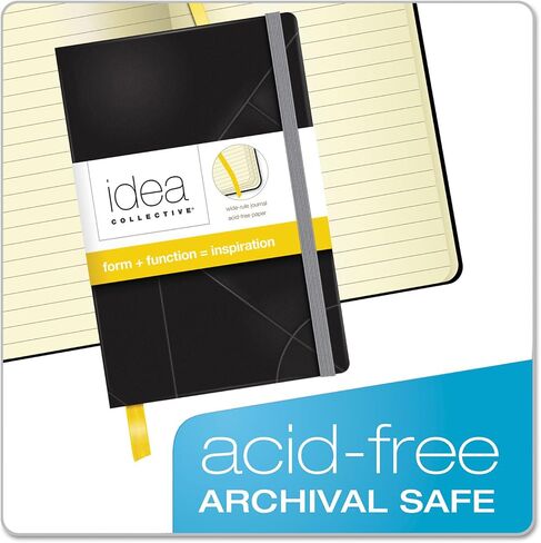 TOPS 56874 Idea Collective Journal, Hard Cover, Side Bound, 5 1/2 x 3 1/2, Black, 96 Sheets in Saudi Arabia