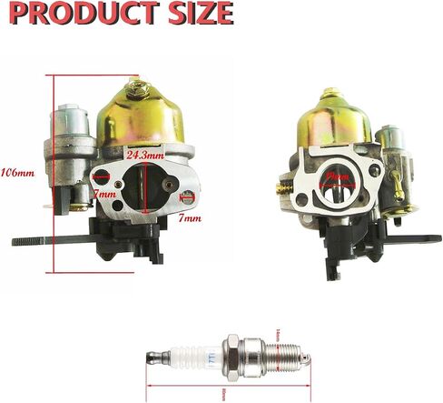 ترقية المكربن ​​محول العادم الأنابيب الخمار جيت المرحلة 2 عدة لغير هيمي المفترس 212cc 196cc 6.5Hp GX160 GX200 KT196 CT200U BT200X لBaja MB200 Mini Bike Go Kart Performance Parts (أزرق) in Saudi Arabia