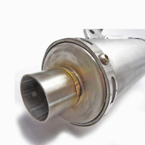كاتم صوت فضي 39 ملم عادم عالي الأداء GPX/ T4 / X Power لدراجة نارية موتوكروس حفرة الدراجة الترابية in Kuwait