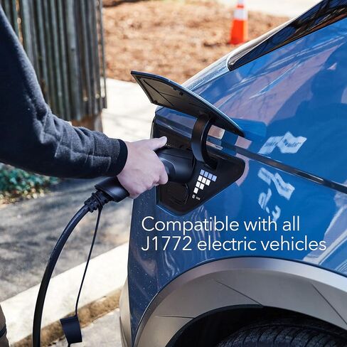 شاحن ليكترون 40 أمبير المستوى 2 EV - 240 فولت، 40 أمبير، 9.6 كيلو واط، سلك تمديد 15 قدم وكابل J1772 - شاحن سيارة كهربائي محمول لـ J1772 EVs مع قابس NEMA 14-50 in Kuwait