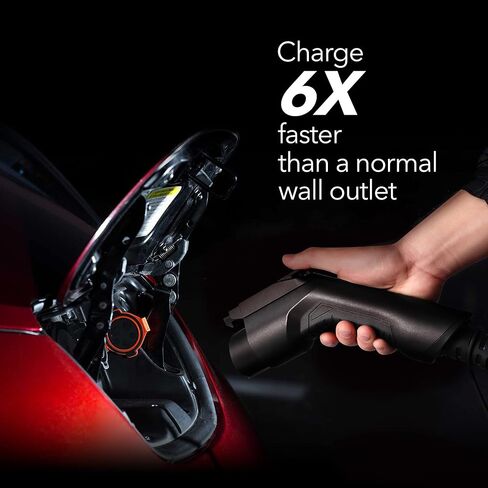 شاحن ليكترون 40 أمبير المستوى 2 EV - 240 فولت، 40 أمبير، 9.6 كيلو واط، سلك تمديد 15 قدم وكابل J1772 - شاحن سيارة كهربائي محمول لـ J1772 EVs مع قابس NEMA 14-50 in Kuwait