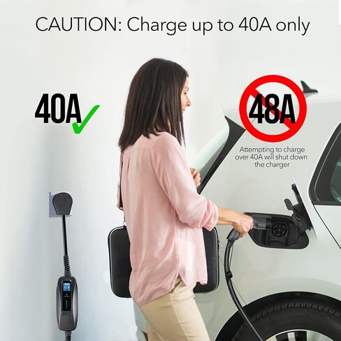 Lectron NEMA 14-50 Level 2 EV Charger - 240V 32 Amp with 15ft Extension Cord & J1772 Cable - for J1772 Evs in Saudi Arabia