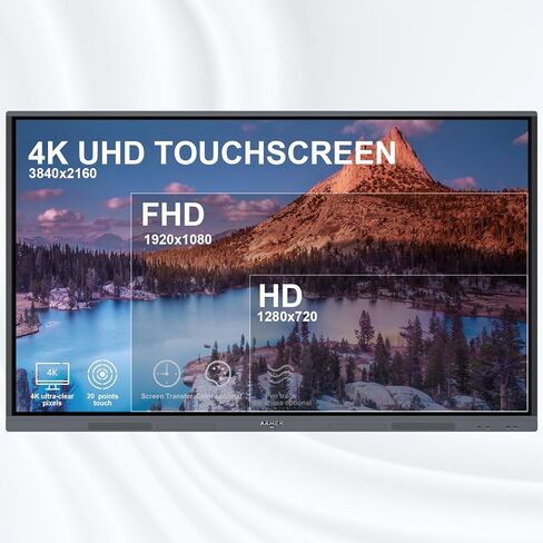 مركز تعاون السبورة الذكية، Armerboard 55 بوصة 4K UHD لوحة بيضاء إلكترونية رقمية للفصل الدراسي والأعمال، لوحة بيضاء تفاعلية مع نظام بيئي مفتوح للتطبيق in Saudi Arabia