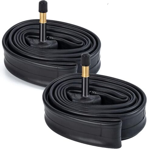 2 قطعة 700C أنابيب الدراجة ذاتية الغلق 700x35/43C AV48 Schrader Valve للإصلاح التلقائي، مقاومة للثقب متوافقة مع 700x35C 700x37C 700x38C 700x40C 700x42C 700x43C أنابيب إطارات الدراجة in Saudi Arabia