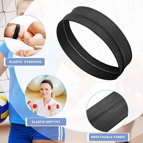 60 Pcs Workout Headbands for Women Stretchy Yoga Headbands Soft Elastic Polyester Head Bands for Girl's Hair Non Slip Hair Wraps Sweatband for Sports Pilates Running Gym Workout, 16 Colors in Saudi Arabia