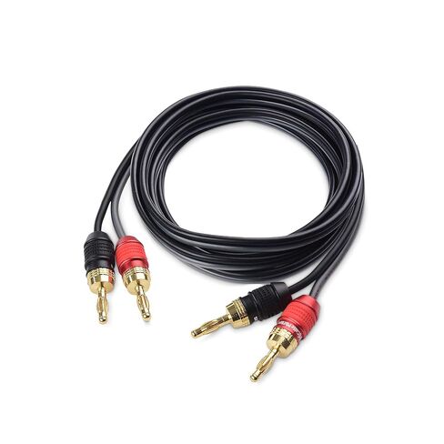 Cable Matters Heavy Duty 6 ft Speaker Wire 12 Gauge, Oxygen-Free Bare Copper (OFC) Banana Plug Speaker Cable - 6 Feet / 1.8 Meters in Saudi Arabia