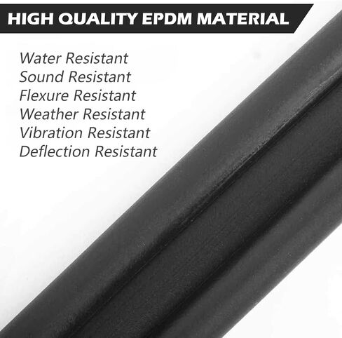 MYFAMIREA 24.5Ft Adhesive Tailgate Seal fits Pickups, Truck, Auto Car, Keep Kit Dust, Dirt and Moisture Out of Covered Truck Bed in Saudi Arabia