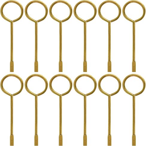 مفتاح الطوارئ لباب الحمام الداخلي لغرفة النوم، دبوس مفتاح لقفل باب الخصوصية الداخلي المتوافق - 8 عبوات in Kuwait