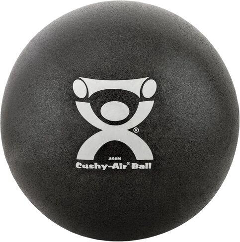 CanDo Cushy-Air Hand Ball for Rehabilitation, Exercises, Hand Therapy, Occupational Therapy, Hand Strengthening, Improve Motor Skills, Stress Relief, Yellow, 10" (25cm) in Saudi Arabia