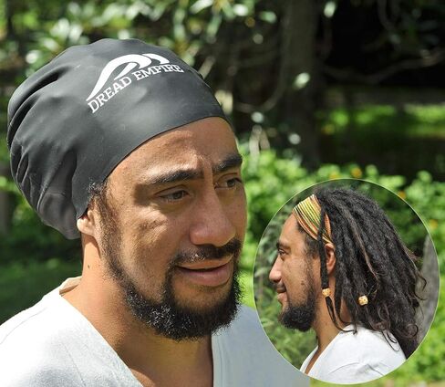 Large Long Hair Swim Cap | Perfect for Dreadlocks, Braids, Weaves, afros & Very Long Thick Hair | Unique Design with Soft Durable Silicone That Keeps Hair Dry in Saudi Arabia