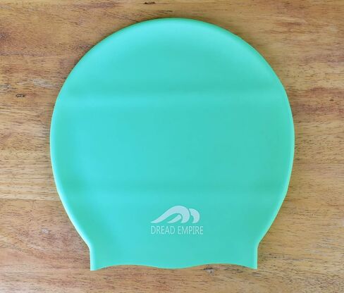 Large Long Hair Swim Cap | Perfect for Dreadlocks, Braids, Weaves, afros & Very Long Thick Hair | Unique Design with Soft Durable Silicone That Keeps Hair Dry in Saudi Arabia