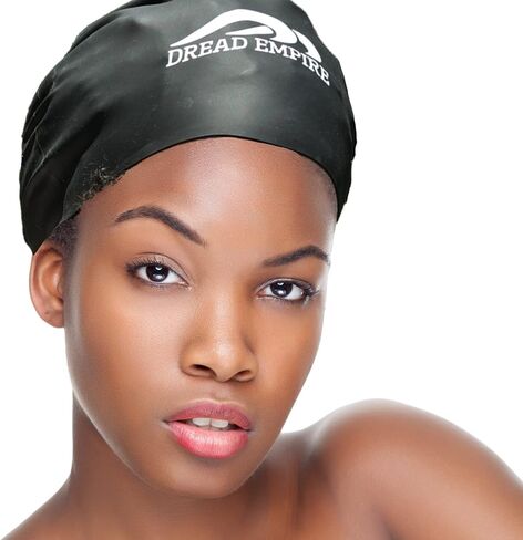 Large Long Hair Swim Cap | Perfect for Dreadlocks, Braids, Weaves, afros & Very Long Thick Hair | Unique Design with Soft Durable Silicone That Keeps Hair Dry in Saudi Arabia