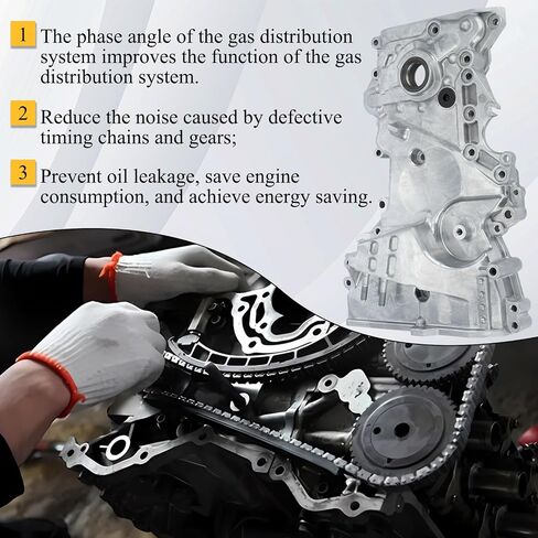 213502E021 21350-2E021 مجموعة غطاء سلسلة التوقيت لشركة Hyundai Elantra 2011-2013 Kia Soul 2012-2013 in Saudi Arabia