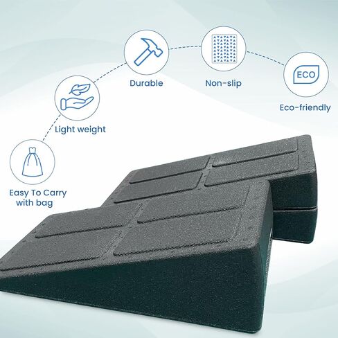 | Slant Board Calf Stretcher and Squat Wedge,squat stand, Weight Machines, stretching equipment, calf stretcher slant board, deadlift platform-Perfect for Home Gym! in Saudi Arabia