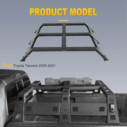 OCPTY Truck Bed Rack for Toyota Tacoma 2005 2006 2007 2008 2009-2021 Pickup Truck Ladder Rack Overland Bed Rack in Saudi Arabia