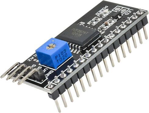 4 قطعة PCF8574T I2C IIC وحدة تحويل لوحة التوسع دعم 1602LCD 2004LCD عرض محول أسود (الدوائر المتكاملة) in Kuwait