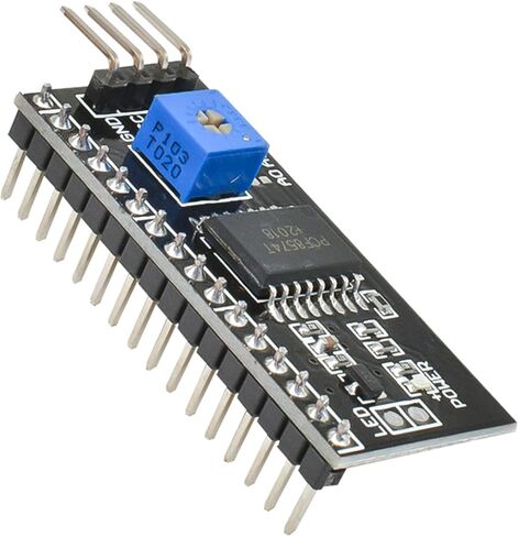 4 قطعة PCF8574T I2C IIC وحدة تحويل لوحة التوسع دعم 1602LCD 2004LCD عرض محول أسود (الدوائر المتكاملة) in Kuwait