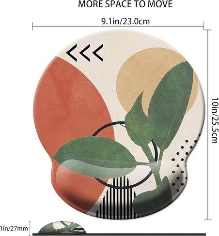 Mouse Pad Wrist Support, Ergonomic Mouse Pad with Wrist Rest,Comfortable Mousepad for Non-Slip Base,Pain Relief Mouse Pads for desk,Computer,Laptop,Office & Home(Black Human Skeleton Skull) in Kuwait