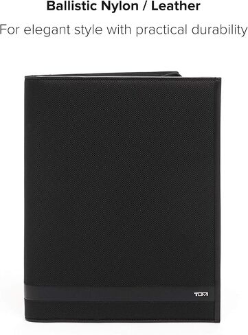 TUMI - Alpha Zip-Around Letter Pad Journal Notebook for Men - Black [Unknown Binding] in Saudi Arabia