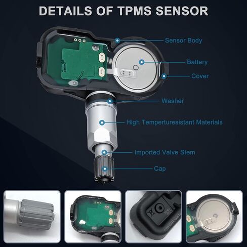 استبدال 4260706011 مستشعر TPMS مستشعر نظام مراقبة ضغط الإطارات 315 ميجاهرتز مناسب لـ: -Toyota Highlander Tacoma Camry Tundra 4Runner لـ: -Lexus ES350 GS350 IS250 LX470 RX350 in Saudi Arabia