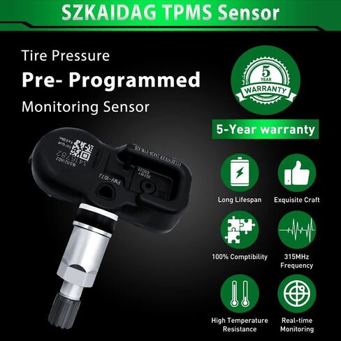 استبدال 4260706011 مستشعر TPMS مستشعر نظام مراقبة ضغط الإطارات 315 ميجاهرتز مناسب لـ: -Toyota Highlander Tacoma Camry Tundra 4Runner لـ: -Lexus ES350 GS350 IS250 LX470 RX350 in Saudi Arabia