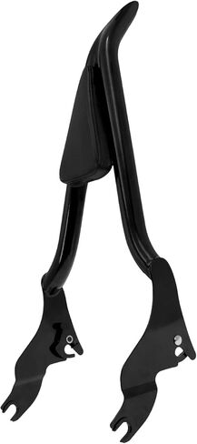 مسند ظهر للركاب قابل للفصل للدراجة النارية مع وسادة وسادة مناسبة لدراجة Harley Touring Road King Street Glide Electra Glide Road Glide FLHR FLHX FLHT FLTR 2009-2023 (كروم، 22 بوصة) in Kuwait