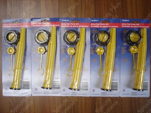 5 مجموعات صنبور صولجان #03647 قطع غيار علب الغاز 4 قطع فوهات/طوق غطاء لولبي/سدادة/فتحة تهوية خلفية. تعمل المجموعة على أباريق الكيروسين من وقود الديزل والغرب الأوسط وأمريكان وسلسلة إيجل البلاستيكية PG5 وKP وIGLOO وUNISTREAM وMOELLER in Kuwait