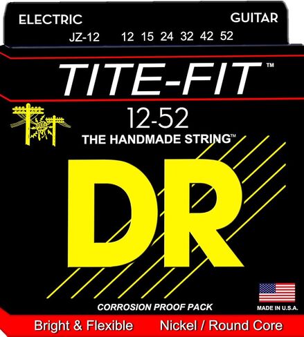 DR Strings Tite Fit الكهربائية المستديرة الأساسية 12-52 in Saudi Arabia