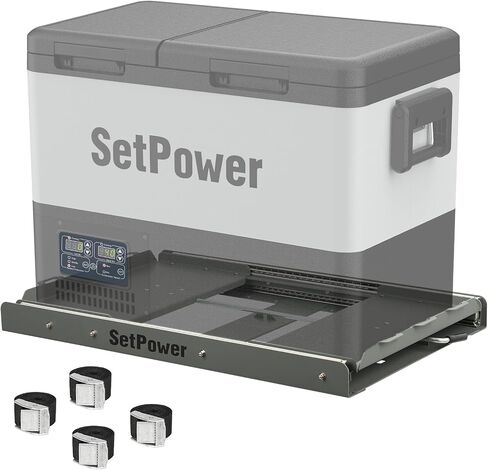 Setpower Slide Mount For RV45 Single Zone/Dual Zone Portable Refrigerator For Car, 12volt Refrigerator Slide Mount in Saudi Arabia