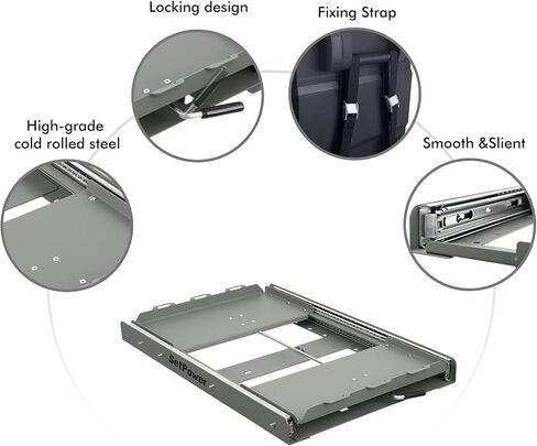 Setpower Slide Mount For RV45 Single Zone/Dual Zone Portable Refrigerator For Car, 12volt Refrigerator Slide Mount in Saudi Arabia