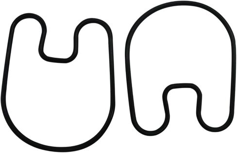 41802 Exhaust O-Ring Seal for Mercury Mercruiser Alpha and Bravo Y-Pipe Seal Black 9F-116-07 in Saudi Arabia