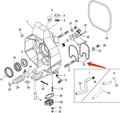 41802 Exhaust O-Ring Seal for Mercury Mercruiser Alpha and Bravo Y-Pipe Seal Black 9F-116-07 in Saudi Arabia