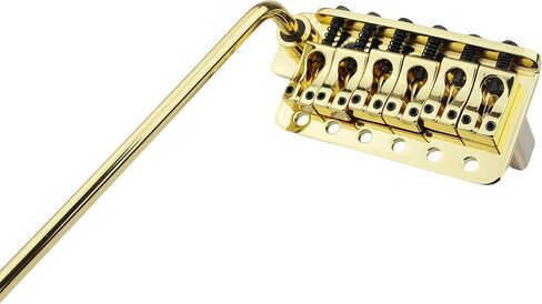 Guyker Guitar Tremolo Bridge String Spacing 10.8MM with Tremolo System Saddle And Brass Block & Spring and Claw, Pop-In Vibrato Bar, Complete Install Kit, GG1013A Black in Saudi Arabia
