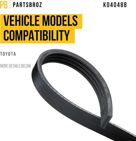 حزام محرك سيربنتين K040420 Micro-V - متوافق مع Gates Continental Bando ACDelco Masterpro Goodyear - يستبدل 141-1453، 146-041070، 14-0678-6، K4204، JK4-426، 4K420، 205059، 420K4، 4PVK1065 in Saudi Arabia