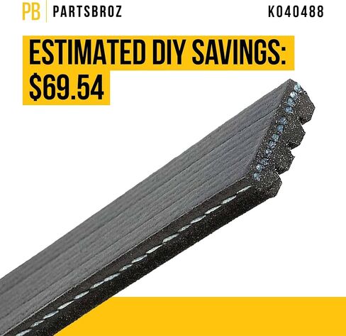 حزام محرك سيربنتين K040420 Micro-V - متوافق مع Gates Continental Bando ACDelco Masterpro Goodyear - يستبدل 141-1453، 146-041070، 14-0678-6، K4204، JK4-426، 4K420، 205059، 420K4، 4PVK1065 in Saudi Arabia