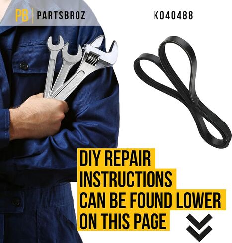 حزام محرك سيربنتين K040420 Micro-V - متوافق مع Gates Continental Bando ACDelco Masterpro Goodyear - يستبدل 141-1453، 146-041070، 14-0678-6، K4204، JK4-426، 4K420، 205059، 420K4، 4PVK1065 in Saudi Arabia