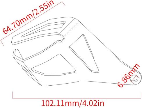 For BMW R1200GS LC R1250GS Adventure Motorcycle Accessories Rear Brake Fluid Pump Reservoir Guard Cover Protect R 1200 1250 GS ADV R1200 R1250 HP R1200GSA R1250GSA HP1250 (gold-GS) in Saudi Arabia