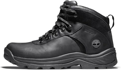 Timberland Men's Flume Mid Waterproof Hiking Boot, Black Full-Grain-New 2024, 7.5 Wide in Saudi Arabia