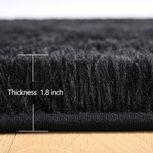 Chicrug Soft Runner Rug for Bedroom Living Room Plush Fluffy Rug 2x6 Feet, Shag Furry Runner Rug Carpet Non Shedding for Nursery Children Kids Girls Room Home Decorative, Brown in Saudi Arabia