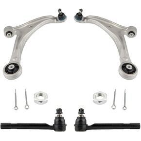 Torchbeam 10Pcs Front Lower Control Arms, Suspension Kit with Ball Joint Tie Rod End Sway Bar Link for MAZDA3 2004-2009, MAZDA3 Sport 2009, MAZDA5 2006-2015, K620040 K620041 K80235