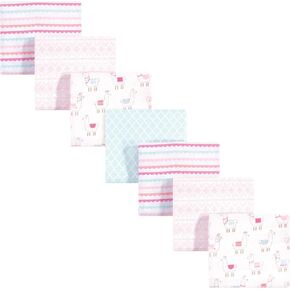 Hudson Baby Unisex Baby Cotton Flannel Receiving Blankets Bundle, Boy Woodland Pals, One Size