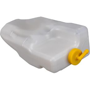 TRQ Front Radiator Coolant Reservoir Expansion Tank Overflow Bottle Clear Compatible with 2006-2011 Audi A6 2005-2011 A6 Quattro 2014-2018 RS7